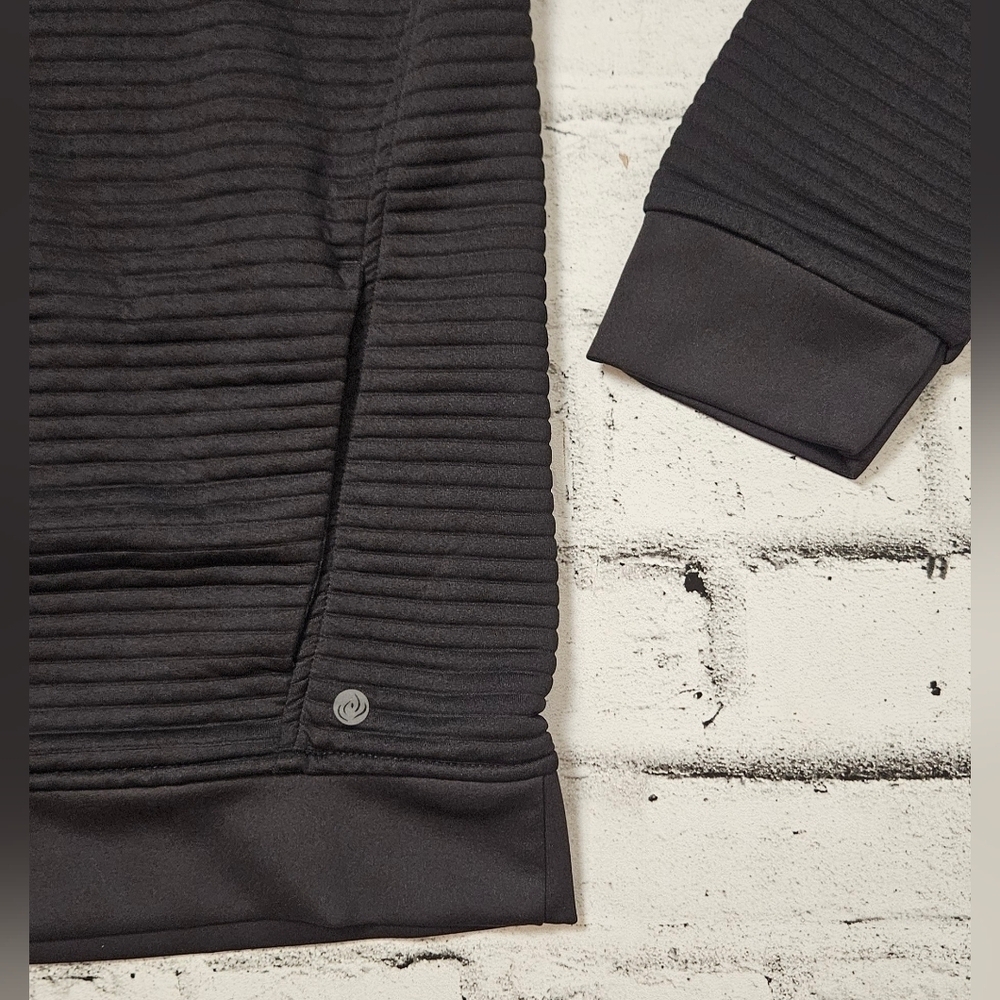 Apana Men's Black Ottoman Pullover Hoodie - Picture 7 of 11